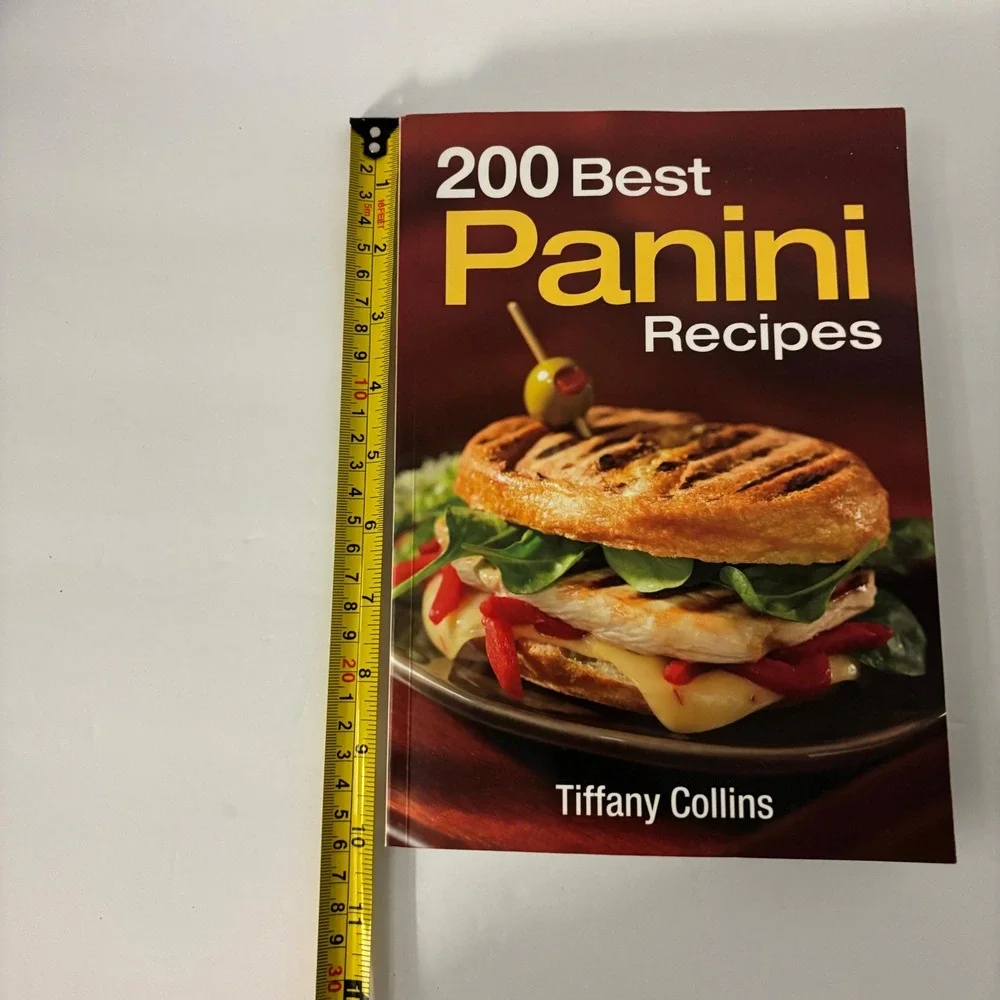 200 Best Panini Recipes Tiffany Collins Softcover Cookbook 2008 Robert Rose